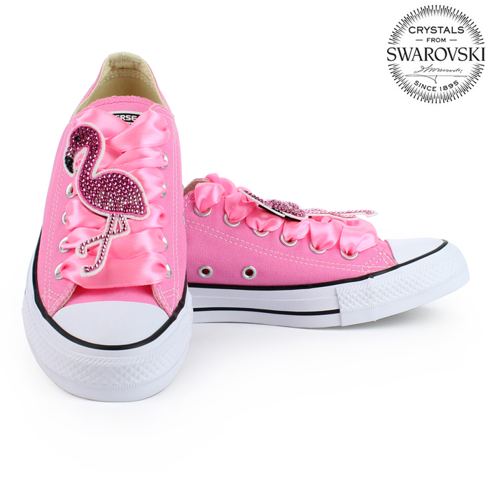 Converse Flamingo Swarovski